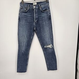 Agolde Riley High Rise Slim Crop‎ Jeans | Size 28